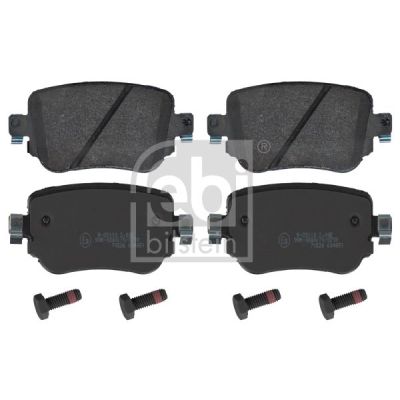רפידות בלם אחורי FEBI לפולקסווגן CADDY 2015-2020 / סיאט LEON 2012-2020 ועוד 11 דגמים לאון מQ3 מק"ט 16912