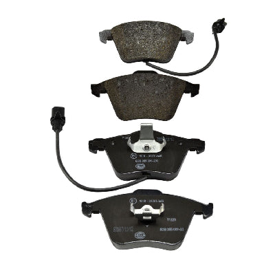 רפידות בלם קדמי HELLA לאאודי A4 2002-2009 / אאודי A6 2004-2011 ועוד 5 דגמים +חישן מק"ט 8DB355009201