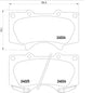 רפידות בלם קדמי HELLA לטויוטה LAND-CRUISER 2002-2026 / טויוטה PRADO 2002-2026 ועוד 6 דגמים לנדקרוזר פג'רו BK מק