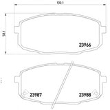 רפידות בלם קדמי HELLA לקיה CEED 2006-2012 / קיה CEED-SW 2007-2012 ועוד 4 דגמים סיד פורטה מק