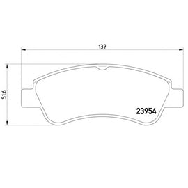רפידות בלם קדמי HELLA לפיג'ו PARTNER 1996-2015 / פיג'ו 208 2012-2026 ועוד 19 דגמים ברלינגו פרטנר מP208 מק