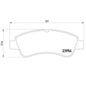 רפידות בלם קדמי HELLA לפיג'ו PARTNER 1996-2015 / פיג'ו 208 2012-2026 ועוד 19 דגמים ברלינגו פרטנר מP208 מק