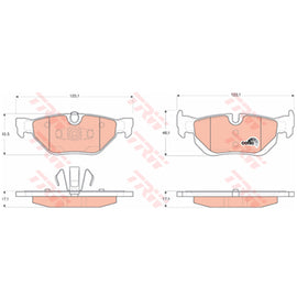 רפידות בלם אחורי HELLA לב.מ.וו 3-SERIES 2004-2013 / ב.מ.וו 1-SERIES 2004-2013 ועוד דגם אחד BMW1 BMW3עד11 מק