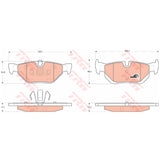 רפידות בלם אחורי HELLA לב.מ.וו 3-SERIES 2004-2013 / ב.מ.וו 1-SERIES 2004-2013 ועוד דגם אחד BMW1 BMW3עד11 מק