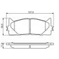 רפידות בלם קדמי HELLA לטויוטה CAMRY 2006-2018 / לקסוס ES 2012-2018 קאמרי מק