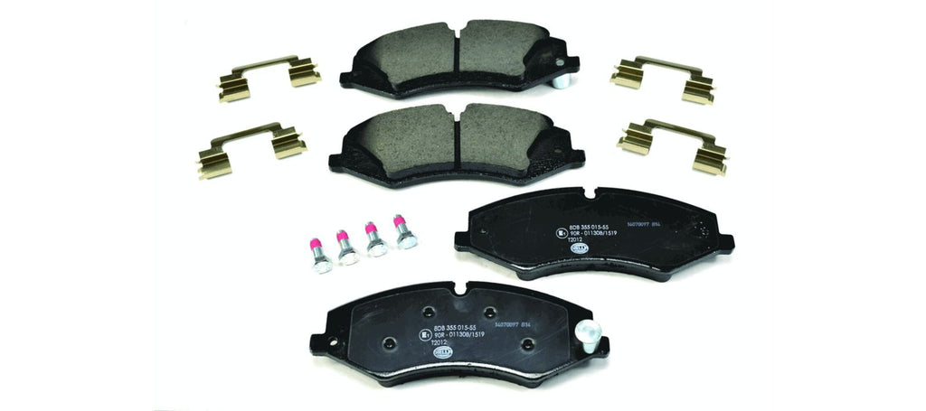 רפידות בלם קדמי HELLA ללנדרובר DISCOVERY 2009-2026 / לנדרובר RANGE-ROVER 2006-2021 ועוד 2 דגמים דיסקברי מק"ט 8DB355015551