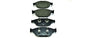רפידות בלם קדמי HELLA לאאודי A6 2010-2018 / אאודי A6-C7-AVANT 2011-2018 ועוד 5 דגמים מA7 +חישן מק