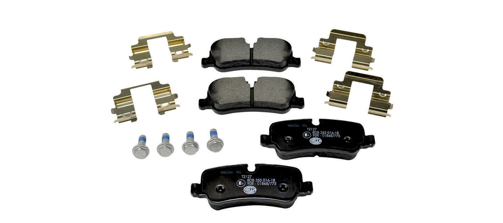 רפידות בלם אחורי HELLA ללנדרובר DISCOVERY 2004-2018 / לנדרובר RANGE-ROVER 2002-2012 דיסקברי מק"ט 8DB355016181
