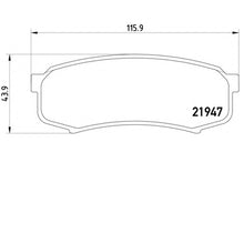 Load image into Gallery viewer, רפידות בלם אחורי HELLA לטויוטה LAND-CRUISER 2002-2026 / טויוטה PRADO 2002-2026 ועוד 10 דגמים לנדקרוזר פרדו פג'רו מק"ט 8DB355016831