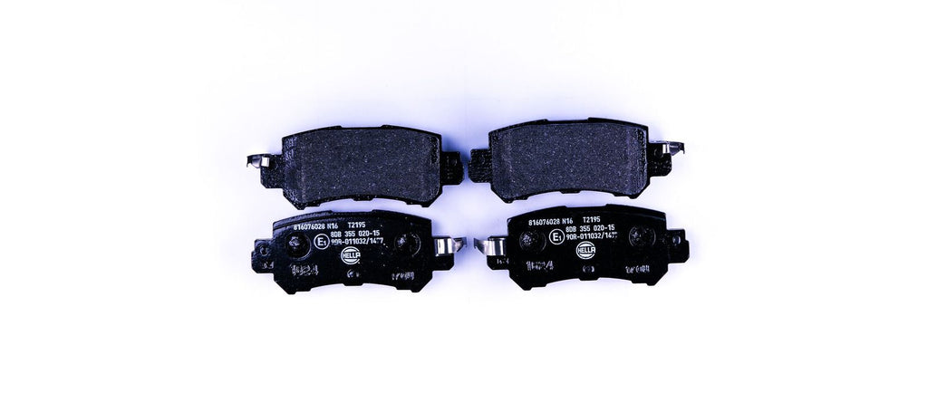 רפידות בלם אחורי HELLA למאזדה CX-5 2011-2017 / מאזדה 2 2014-2026 ועוד דגם אחד CX5 עדM2 מCX3 מק"ט 8DB355020151