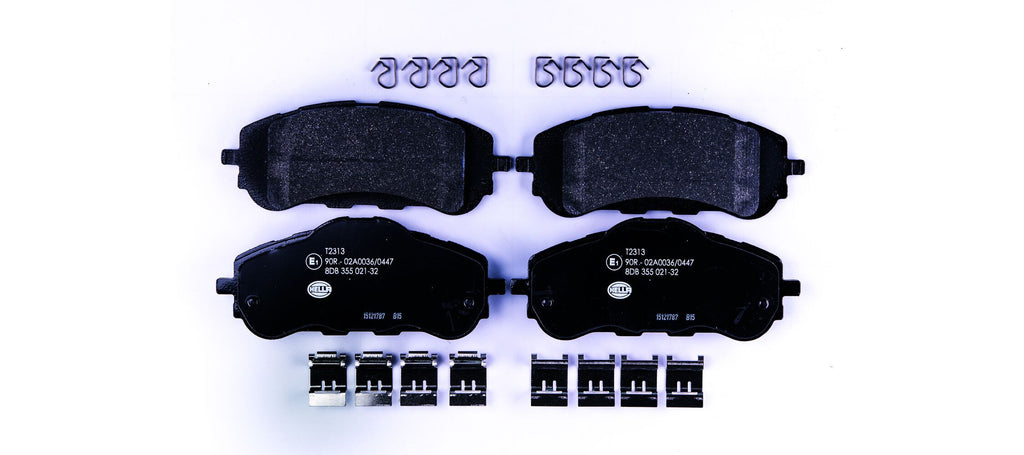 רפידות בלם קדמי HELLA לפיג'ו 308 2013-2021 / סיטרואן BERLINGO 2018-2026 ועוד 4 דגמים P308 מק"ט 8DB355021321