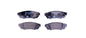 רפידות בלם אחורי HELLA לטויוטה RAV-4 2018-2026 / טויוטה CAMRY 2017-2026 ועוד 6 דגמים CHR קאמרי לקסוסRX מק