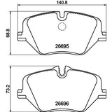 רפידות בלם קדמי HELLA למיני COOPER 2023-2023 / מיני COUNTRYMAN 2022-2022 X1 X2 BMW5 מק