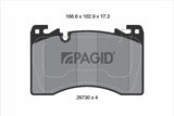 רפידות בלם קדמי HELLA ללנדרובר RANGE-ROVER 2022-2023 / לנדרובר EVOQUE 2023-2023 ריינג'רובר ספורט מק