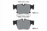 רפידות בלם אחורי HELLA לב.מ.וו 7 2022-2022 BMW5 ק345 מ