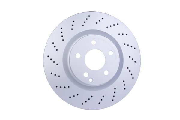 צלחות בלם קדמי HELLA 8DD 355 116-951 · 344×32 מ״מ, מאוורר ומחורר · מרצדס C-CLASS / E-CLASS