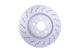 צלחות בלם קדמי HELLA 8DD 355 116-951 · 344×32 מ״מ, מאוורר ומחורר · מרצדס C-CLASS / E-CLASS