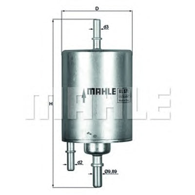 מסנן דלק MAHLE לאאודי A6 1997-2011 / אאודי A4 2004-2009 ועוד 6 דגמים הזרקה FSI מק"ט KL571