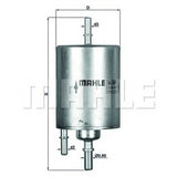 מסנן דלק MAHLE לאאודי A6 1997-2011 / אאודי A4 2004-2009 ועוד 6 דגמים הזרקה FSI מק