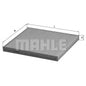 מסנן מזגן MAHLE לפיאט PANDA 2003-2026 / פיאט 500 2007-2026 ועוד 2 דגמים פנדה מF500 מק