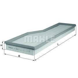 מסנן אוויר MAHLE לפורשה 911 1997-2008 קררה מק