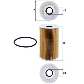 מסנן שמן MAHLE לפורשה 911 1997-2012 / פורשה BOXSTER 1999-2009 ועוד 2 דגמים פורש עד מק