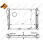 מצנן NRF למרצדס S-CLASS 1998-2013 / רנו MASTER 1997-2002 EF 641x480x26 W220 מק