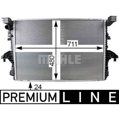 מצנן ראשי NRF לפולקסווגן TRANSPORTER 2015-2022 / פולקסווגן T5 2015-2015 ועוד דגם אחד מק"ט NRF560008