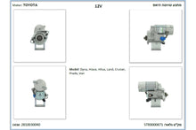 Load image into Gallery viewer, מתנע PSH לטויוטה PRADO 1999-2003 / טויוטה LAND-CRUISER 2003-2015 ועוד 2 דגמים מק"ט STR0000871