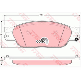 רפידות בלם קדמי TRW ליגואר S-TYPE 1999-2007 / יגואר S-TYPE-II 1999-2007 ועוד 2 דגמים מק