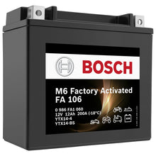 Load image into Gallery viewer, מצבר אופנוע 12AH\12V 200A AGM*   4-YTX14