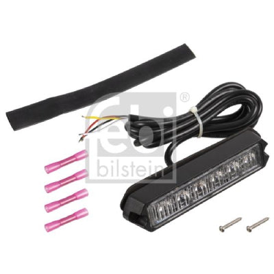 פנס מהבהב 4 לד 9-30V כתום 133מ״מ FEBI