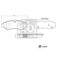 Load image into Gallery viewer, צלחות בלם FEBI למרצדס SPRINTER-2-T-VAN / מרצדס SPRINTER 2019-2026