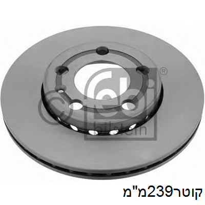 צלחות בלם FEBI לפולקסווגן POLO / סקודה FABIA 2001-2026