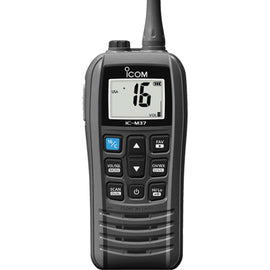 מכשיר קשר ימי נייד צף ומהבהב 6W עמיד IP57 דגם IC-M37E תוצרת Icom