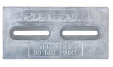 Load image into Gallery viewer, צינק פלטה מחורץ לברגים 3/8״ דגם DIVERS DREAM תוצרת Martyr Anodes