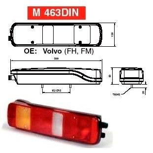 פנס לוולוו FH / וולוו FM 2003-2026
