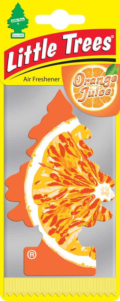 מפיץ ריח עץ ריח LITTLE TREES ORANGE JUICE