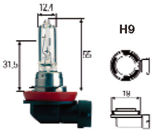 טען תמונה למציג הגלריה, נורה H9 AMERICAN EAGLE 53100 12V/65W מק"ט AE9