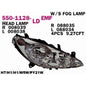 פנס ראשי שמאלי DEPO לפיג'ו 307 2003-2007 P307 +ערפל+מנוע מק