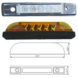סט פנס רוחב משא 5לד ל 9.9 12V סמ