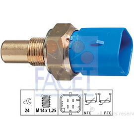חיישן טמפרטורת מנוע FACET לפיג'ו PARTNER 1996-2015 / פיג'ו 206 1998-2012 ועוד 8 דגמים ש' ברלינגו פרטנר 1.9L 4X מק