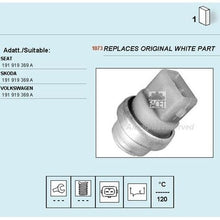 Load image into Gallery viewer, מתג מאוורר FACET לפולקסווגן GOLF 1991-2006 / פולקסווגן BORA 1998-2013 ועוד 23 דגמים מ' גולף 2יצ' ללא הברגה מק"ט 74074