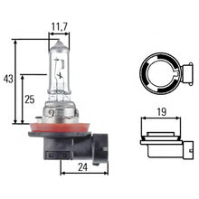 טען תמונה למציג הגלריה, נורה H11 HELLA 55W 12V מק"ט HB11