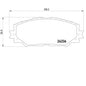 רפידות בלם קדמי HELLA לטויוטה COROLLA 2006-2018 / טויוטה AURIS 2012-2018 ועוד 2 דגמים קורולה מק