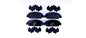 רפידות בלם קדמי HELLA להונדה HR 2015-2026 / הונדה VEZEL-SUV 2013-2026 HRV אקורד 2.4 מק