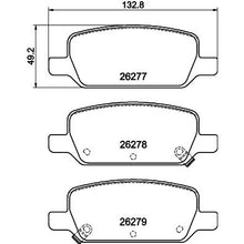 Load image into Gallery viewer, רפידות בלם אחורי HELLA לטסלה MODEL-3 2019-2026 / טסלה MODEL-Y 2021-2025 מודל מודל מק"ט 8DB355040951