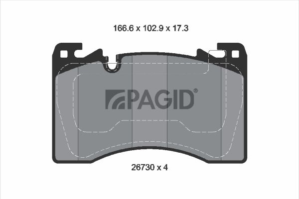 רפידות בלם קדמי HELLA ללנדרובר RANGE-ROVER 2022-2023 / לנדרובר EVOQUE 2023-2023 ריינג'רובר ספורט מק"ט HEL8DB35504757