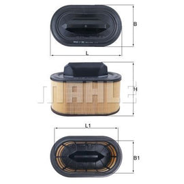 מסנן אוויר MAHLE למזראטי QUATTROPORTE 2013-2026 / מזראטי GHIBLI 2013-2026 ועוד דגם אחד גיבלי לבנטה גיבלי מק
