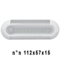פנס פ אובלי לד ל 12/24V +חישן